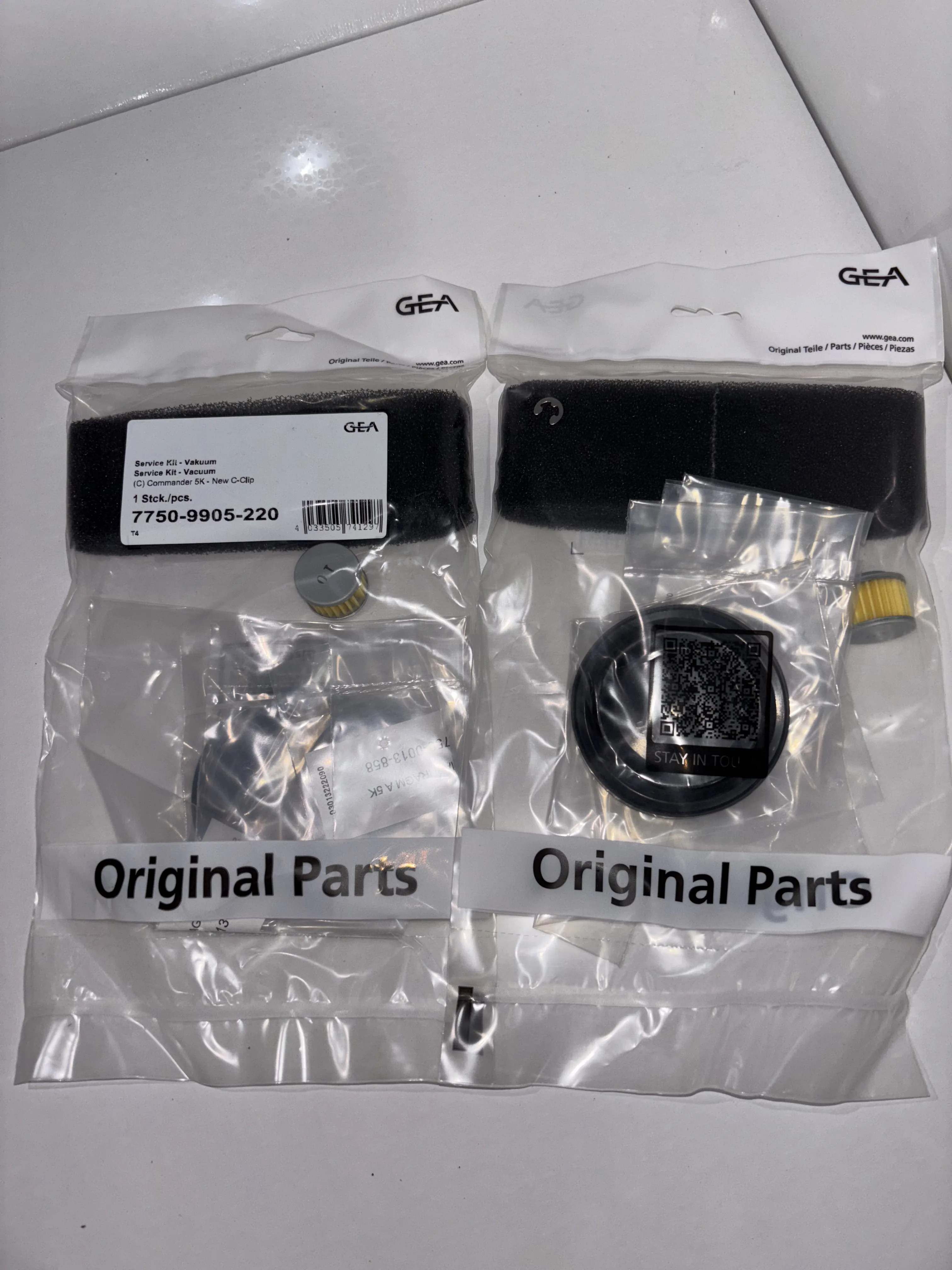 7750-9905-220 Комплект для - Вакуум (C) Commander 5K - New C-Clip